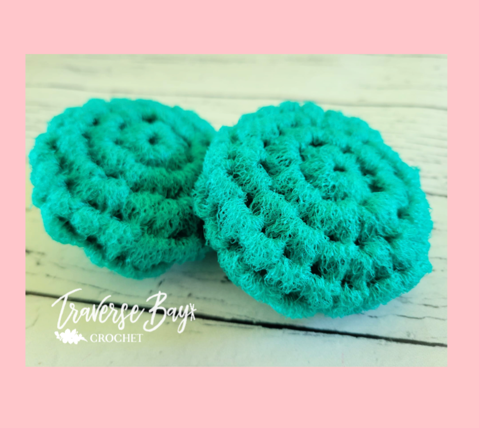 Crochet Tulle Dish Scrubbies Pattern