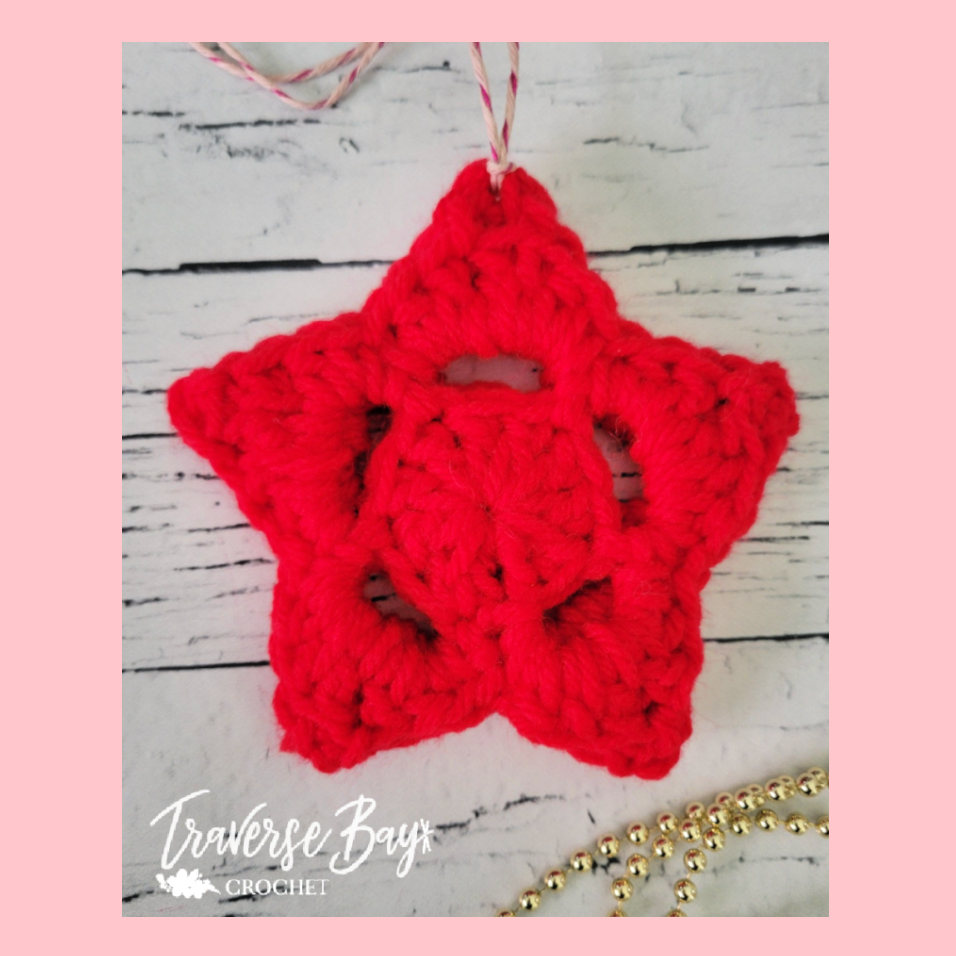 Crochet Star Christmas Ornament Pattern