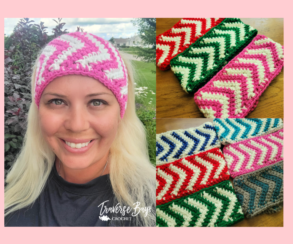 Crochet Chevron Headband Pattern