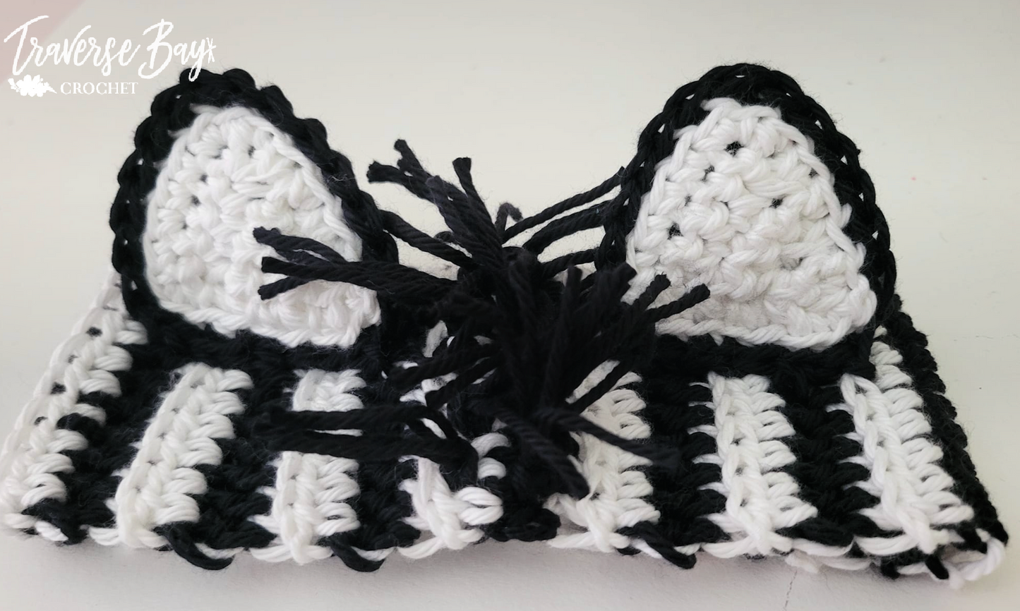 Crochet Zebra Headband Pattern