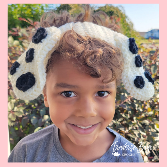 Crochet Puppy Ears Headband Pattern