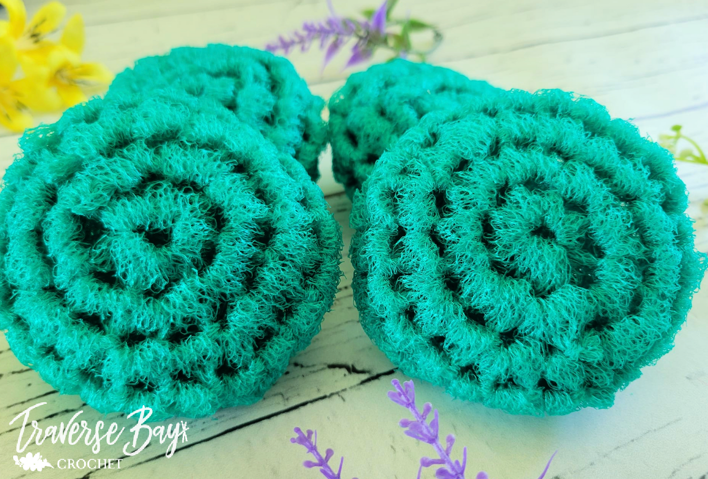 Crochet Tulle Dish Scrubbies Pattern