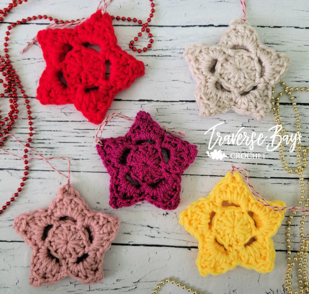 Crochet Star Christmas Ornament Pattern