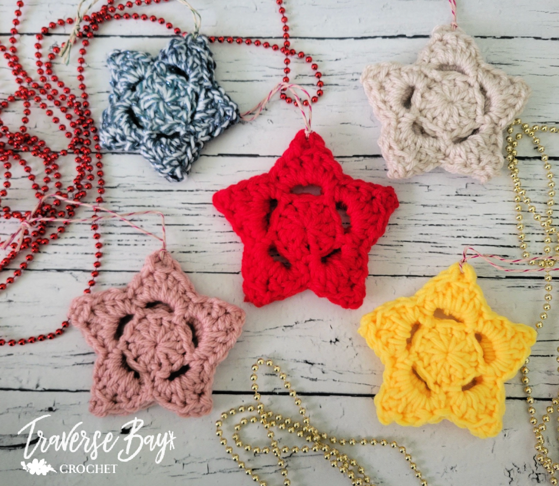 Crochet Star Christmas Ornament Pattern