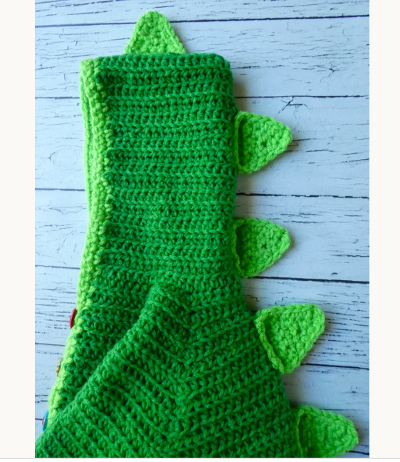 Crochet Dinosaur Baby Cardigan Pattern