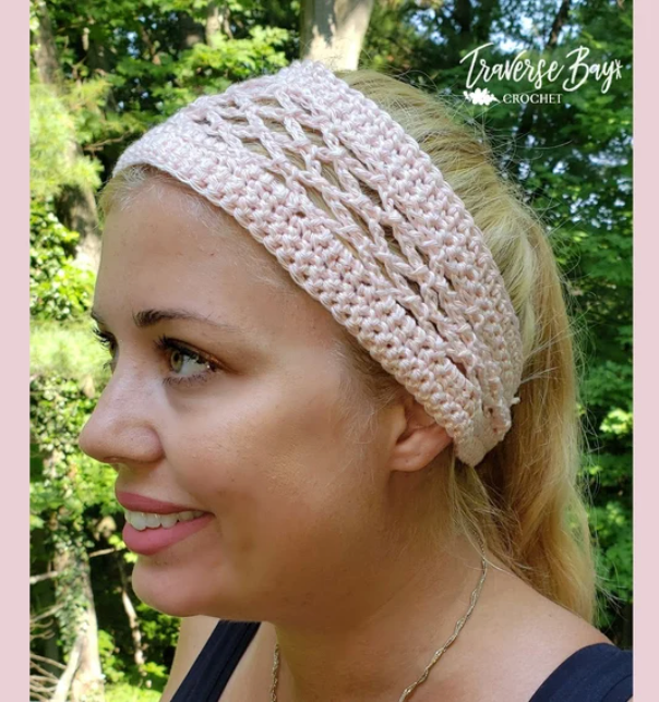 Crochet Lace Headband Pattern