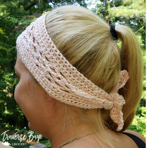 Crochet Lace Headband Pattern