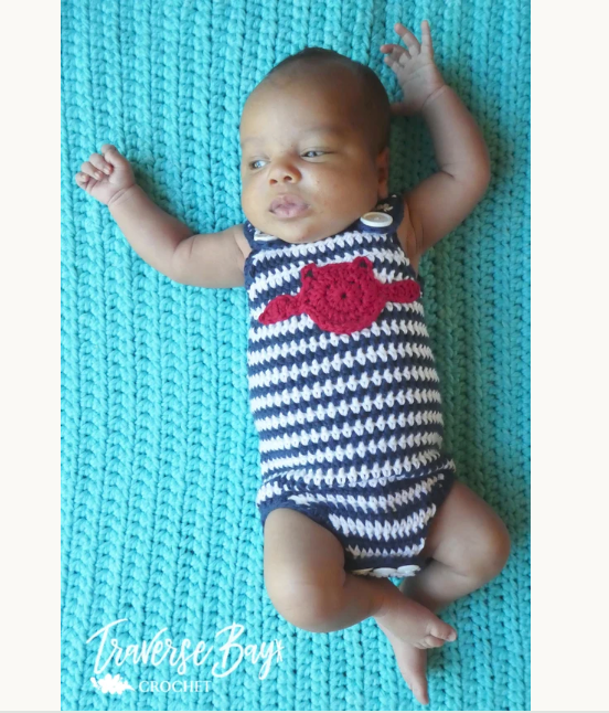 Crochet Baby Romper Pattern