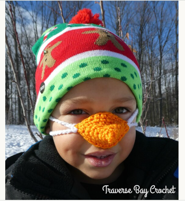 Crochet Nose Warmer Pattern