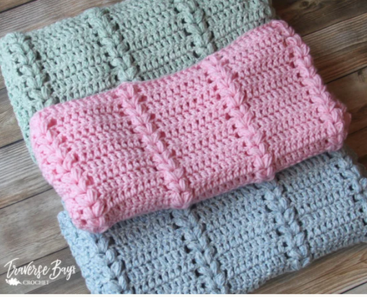 Crochet Braided Baby Blanket Pattern