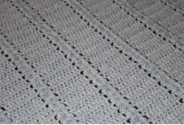 Crochet Braided Baby Blanket Pattern