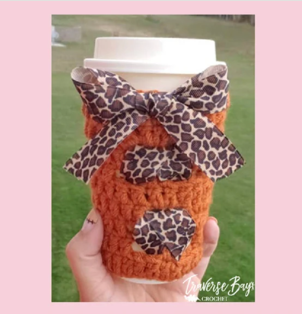 Crochet Ribbon Cozy Pattern