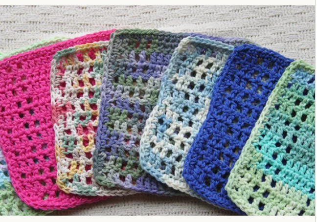 Crochet Dishcloth Pattern