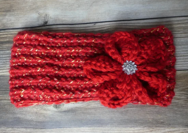 Crochet Flower Headband Pattern