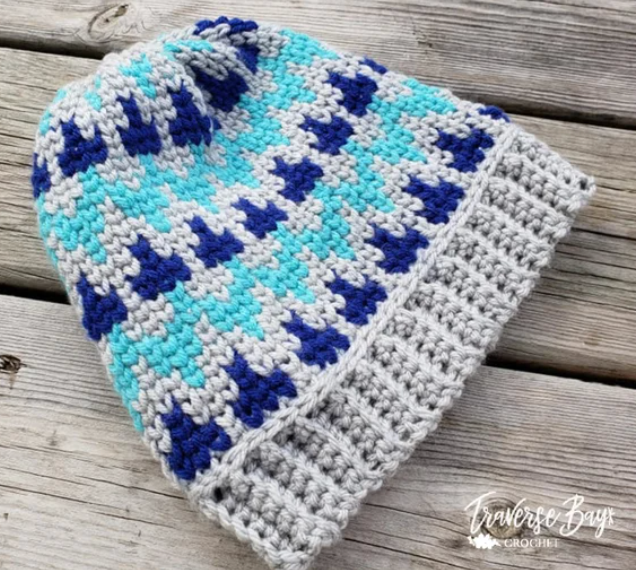 Crochet Tapestry Beanie Pattern