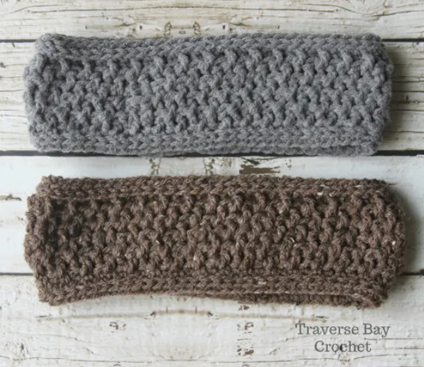 Crochet Textured Headband Pattern