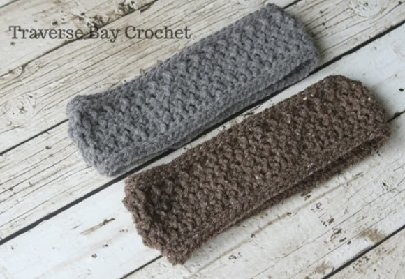 Crochet Textured Headband Pattern