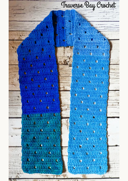 Crochet Filet Scarf Pattern