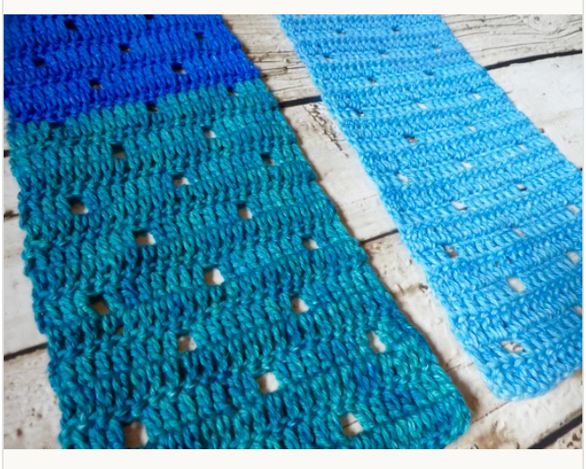 Crochet Filet Scarf Pattern