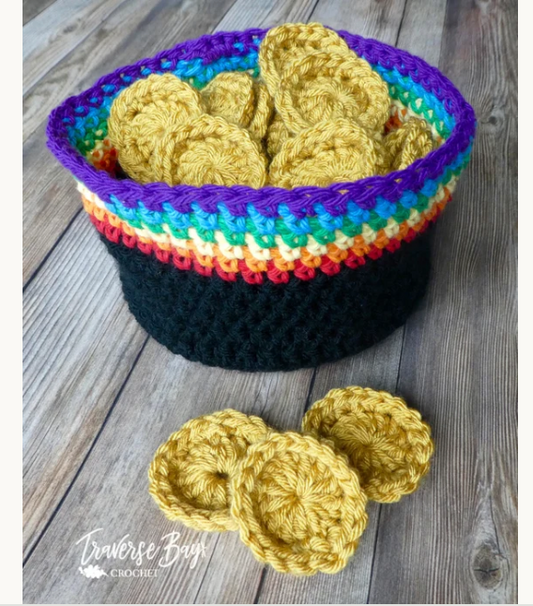 Crochet St. Patricks Day Gold Pattern