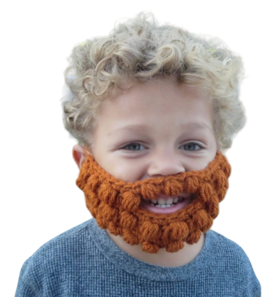 Crochet Beard Baby Toddler Child Teen Adult
